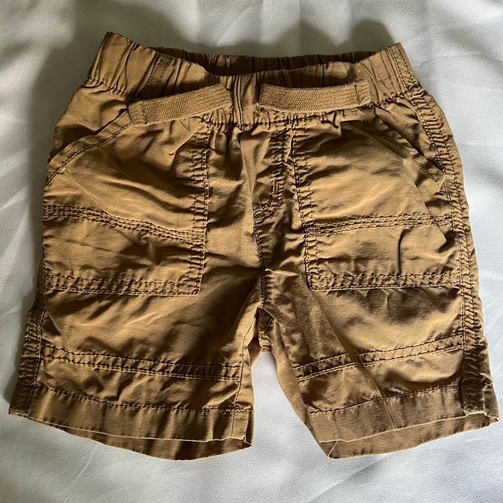 Toddler Summer Tan Cargo Shorts Jumping Bean Size 2T School Khaki